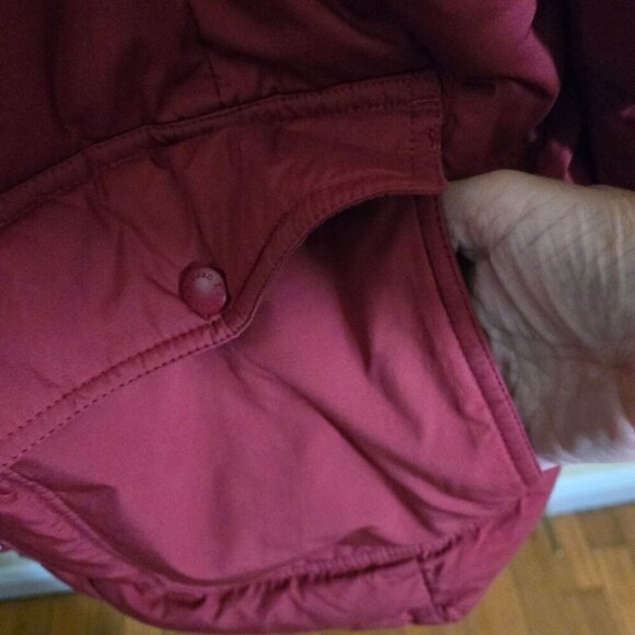 L.L. Bean Vintage Full Zip Brick Red Down Puffer Jacket Pockets Size XXL Tall - Picture 3 of 7